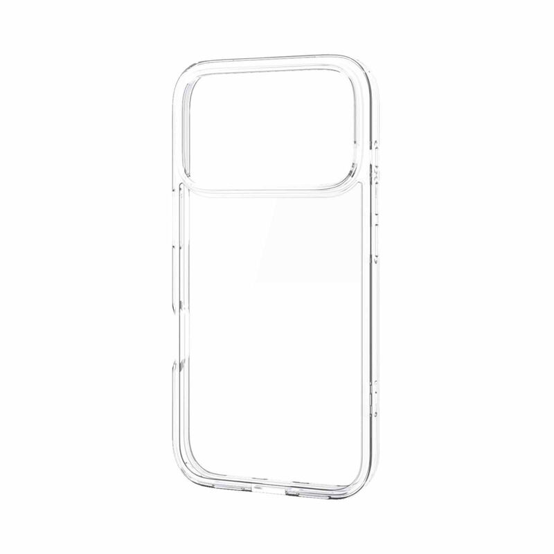 ELECOM Iphone 17 Pro Hybrid Case Glass Standard With Metal Ring PM-A25CHVCG1CR-image 1