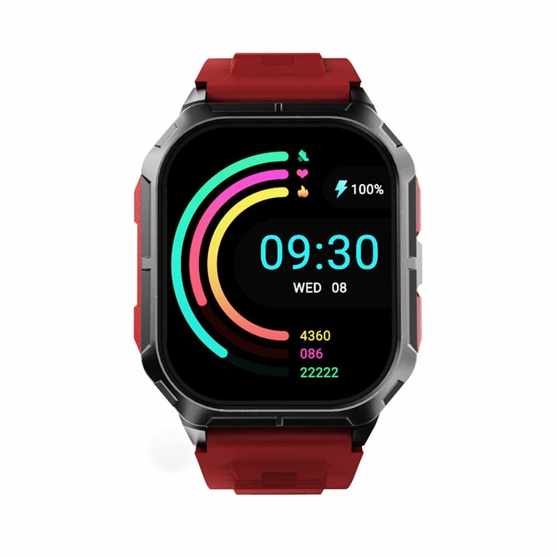 HIFUTURE Ultra3 - Red Bluetooth Smartwatch With Heart Rate Function HSSW1RD-image 1