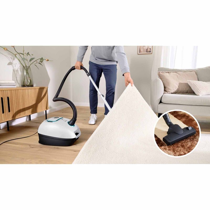 BOSCH Bagged Vacuum Cleaner (600w) - White BGB41HYGGB-image 11