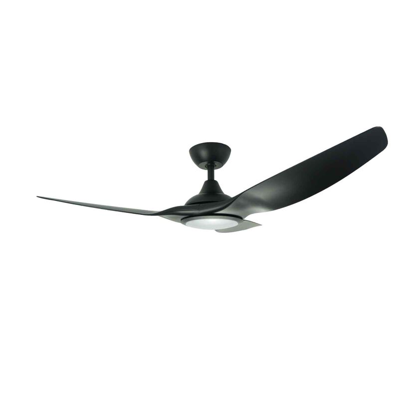 FANZTEC 46 In Dc Ceiling Fan With Led Light (black) AIRSTREAM 46 IN  MATT (BLACK)-image null