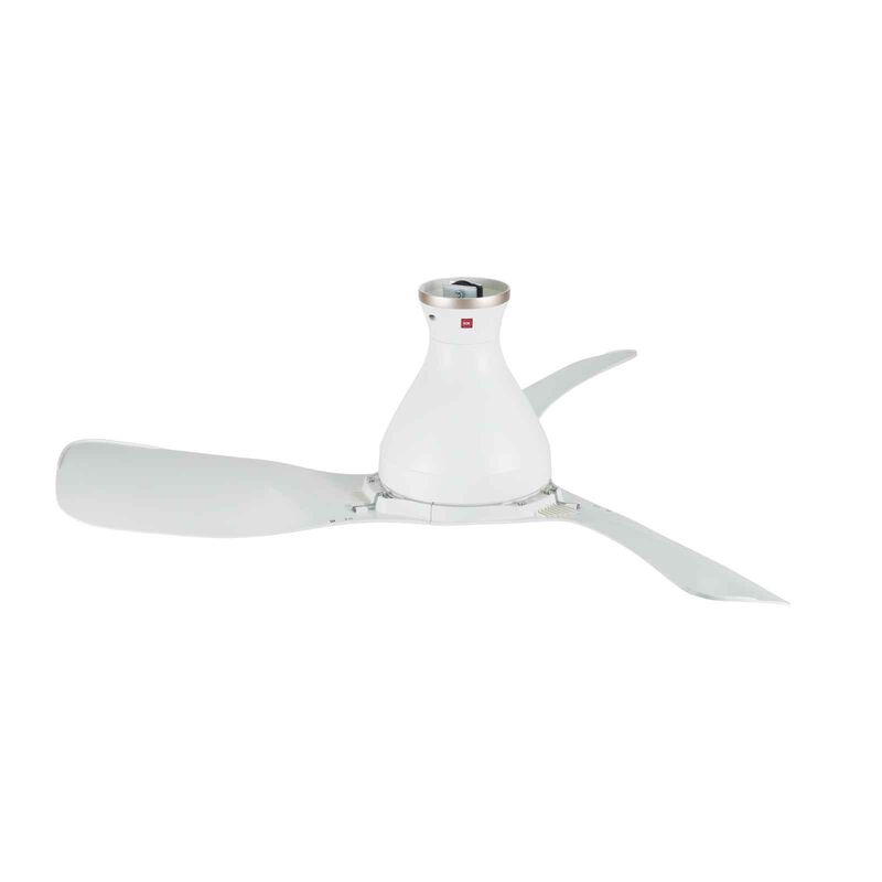 KDK 48 In Dc Ceiling Fan With Led Light (white) E48GP(WH)-image 4