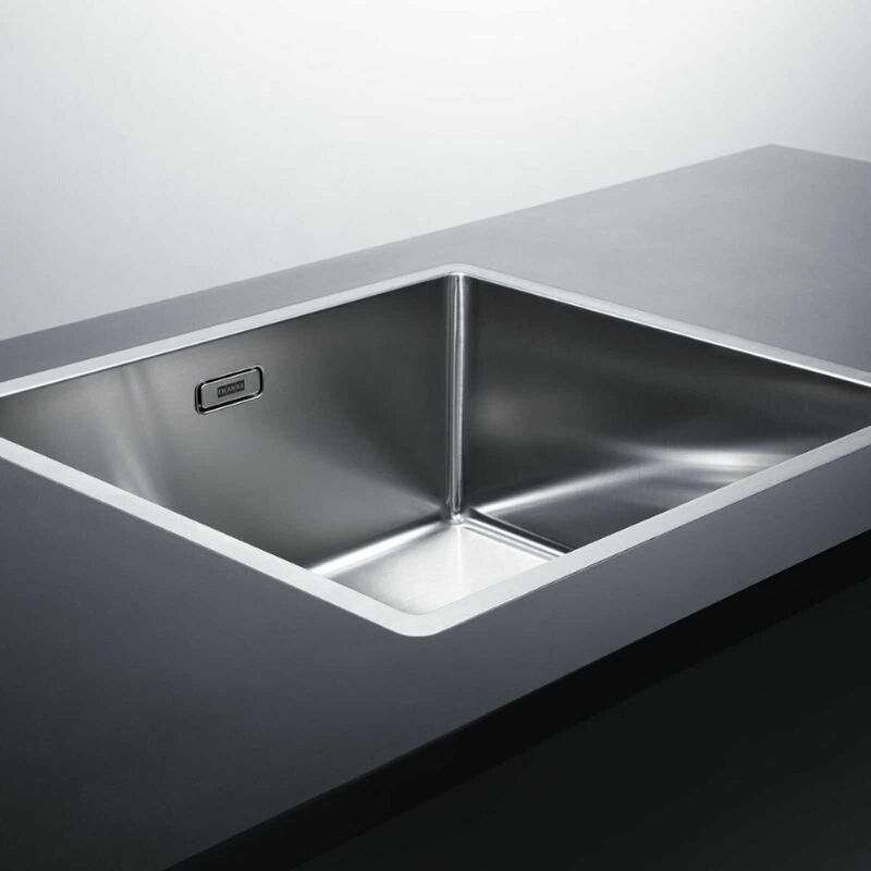 FRANKE Double Bowl S/s Kitchen Sink C/w Waste Fittings Size:782x450x200mm BOX220-36-image 3