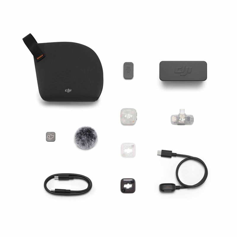 DJI Mic Mini 2s (1 Tx + 1 Mobile Rx + Charging Case) MIC MINI 2S (1 TX + 1 MOBILE RX + CHARGING CASE)-image 1
