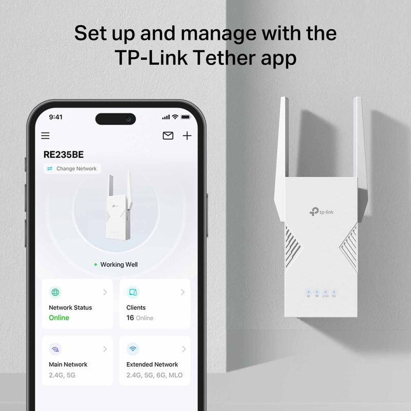 TP LINK Be3600 Dual-band Wi-fi 7 Range Extender RE235BE-image 10