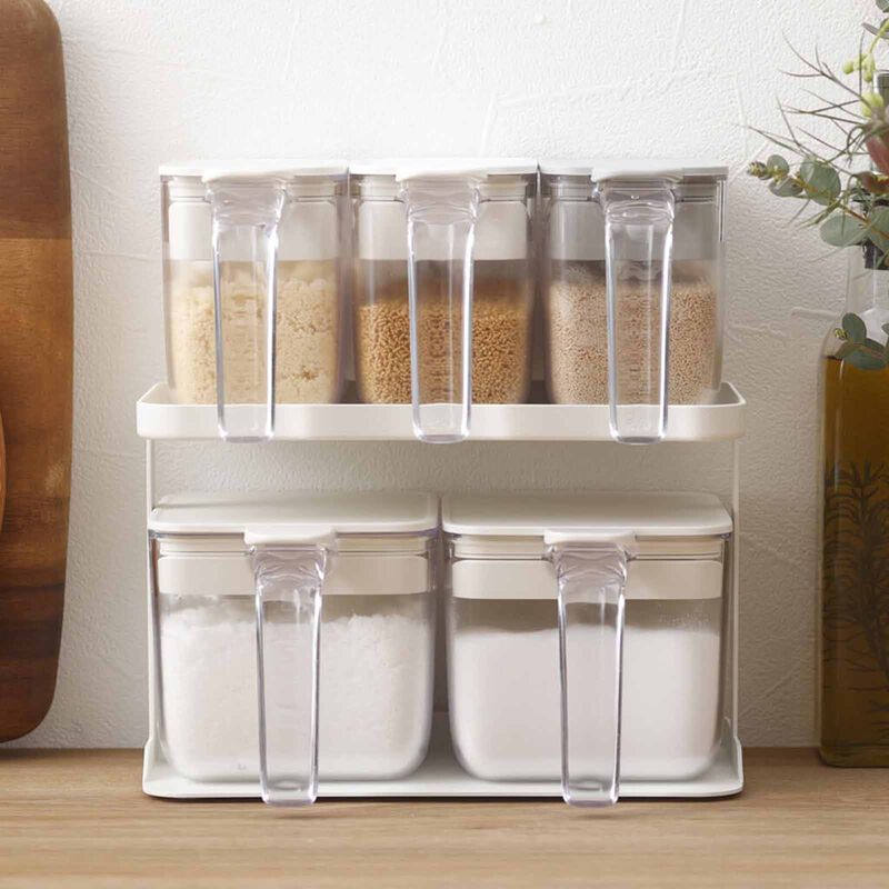 MARNA Good Lock Condiment Organisation Rack Wide (216x142x118mm) - White K774-W-image 5