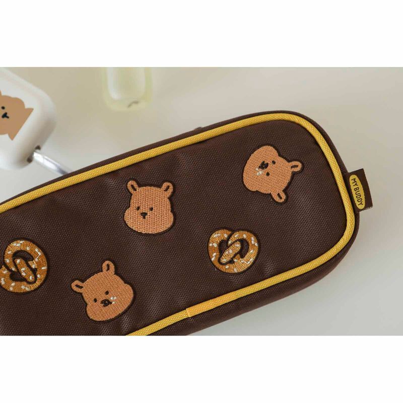DAILYLIKE Mybuddy Pencil Pouch Pretzel-image 7