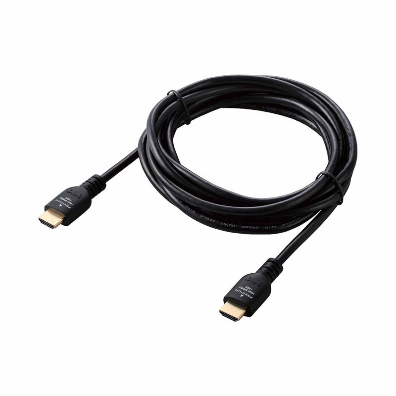 ELECOM Premium 4k Hdmi Cable 3.0m Black DH-HDPS14E30BK2-image 1