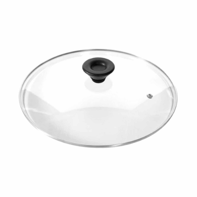 MEYER 32cm Stacking Glass Lid With Knob 12361-image 1