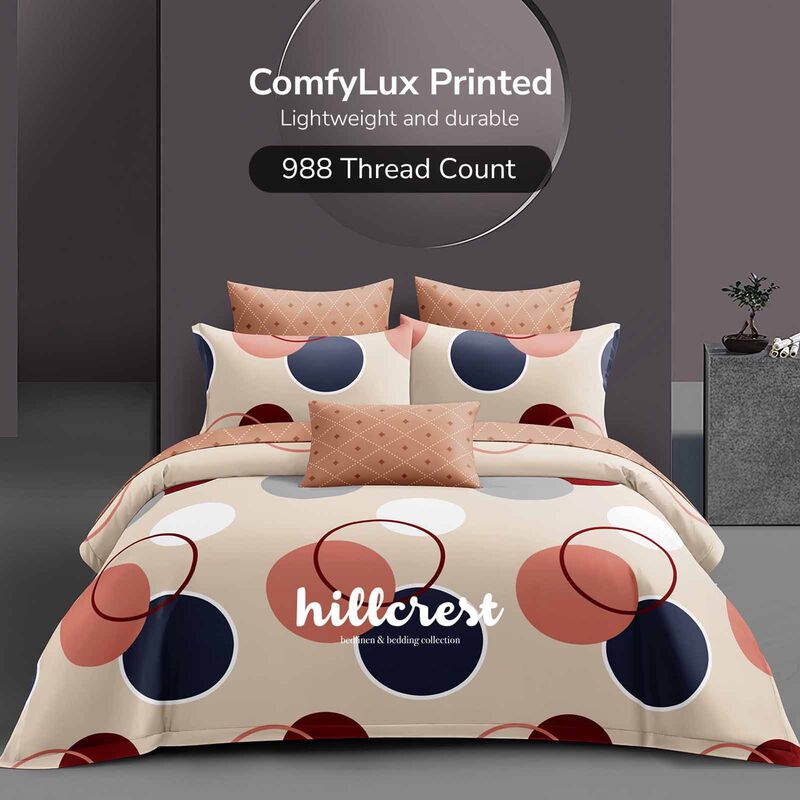 HILLCREST Hillcrest I 988tc Comfylux I Printed I Single Fitted Sheet Set I Harmony ( Oe ) 6830 I S I FS I HARMONY-image 1