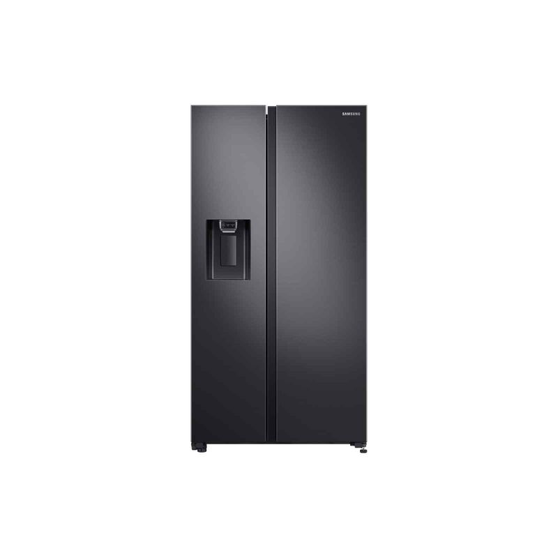 SAMSUNG Side By Side Fridge (617l) - Black Matt RS64R5304B4-image 1