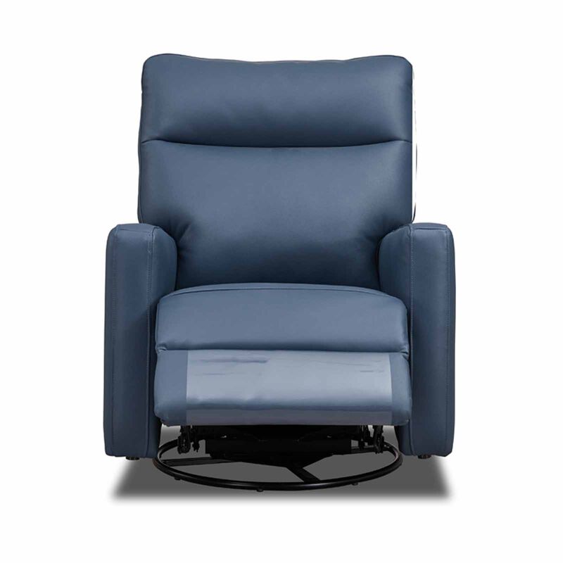 GERBRSI 1r Rocker (hl) Blue Half Leather Sofa TOSCA-image 8