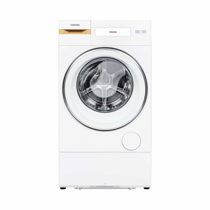 TOSHIBA Front Load Washer/dryer Combo (12kg/7kg) TWD-T39BZP130MWS(WW)-image 1