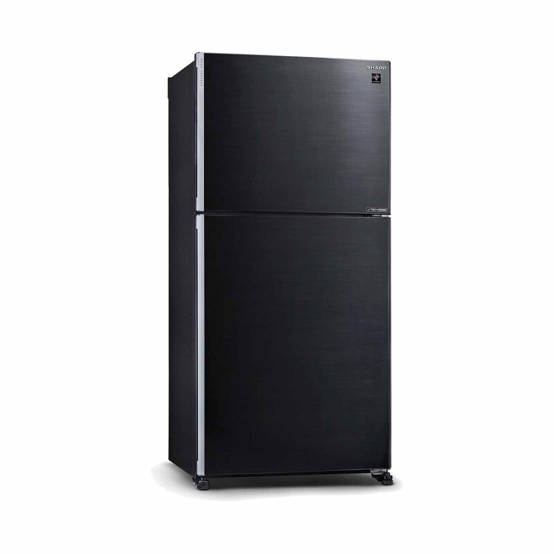 SHARP 2 Door Top Mount Fridge - Black (523l) SJ-PM51-BK-image 2
