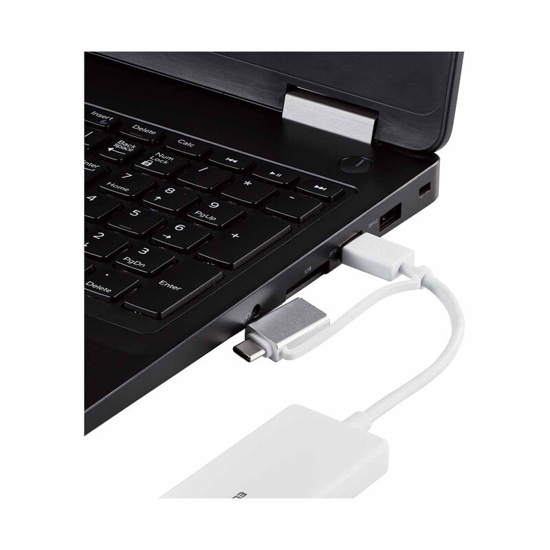 ELECOM Usb C/a 4ports 3.1(gen 1) Hub White U3H-CA4004BWH-image 6