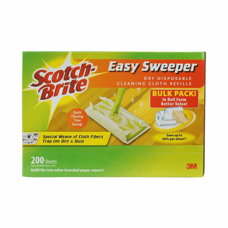 3M SCOTCHB S/b Easy Swepper Dry Refills 200sheets Q600RD-200-image 1