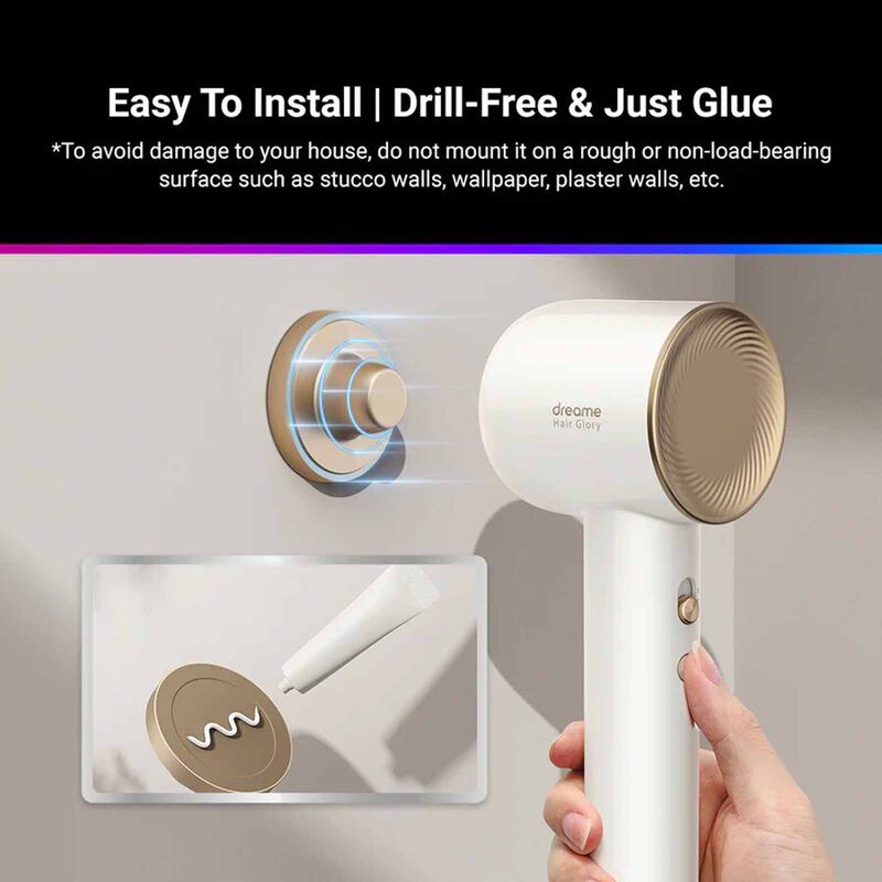 DREAME Hair Glory Magnetic Hanger HAIR DRYER MAGNETIC HANGER-image 3