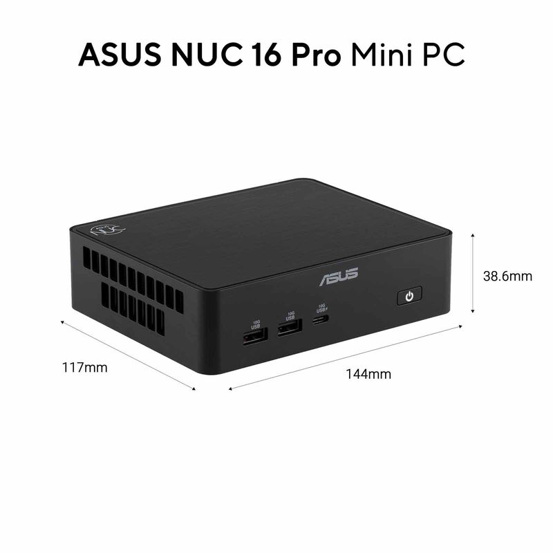 ASUS Nuc 16 C7-350 16gb 1tb Ssd Intel Graphics Black RNUC16WCKC7074C3-image 6