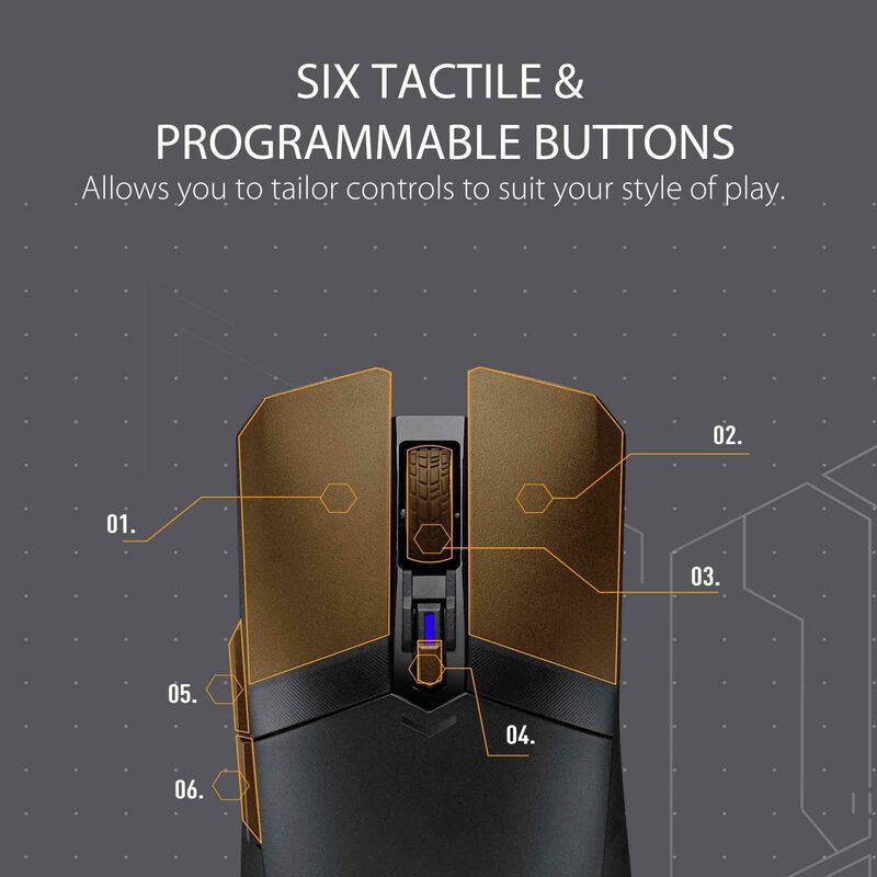ASUS Tuf Gaming M4 Wireless Gaming Mouse TUF GAMING M4 WIRELESS-image 7