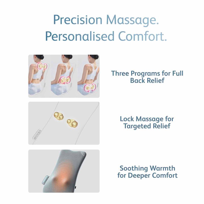 OSIM Upebble Foot Reflexology Massager + Uergoh Air Neck & Back Massage Pad OS-3261 + OS2262-image 5