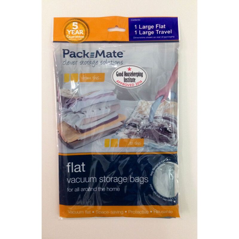 PACK MATE 2pc Large Mixed Sets 1 Large Flat + 1 Large Travel C40412-image null
