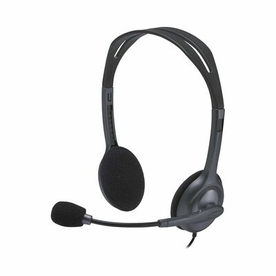 LOGITECH Stereo Headset H111 Black (single 3.5mm Jack) 981-000588