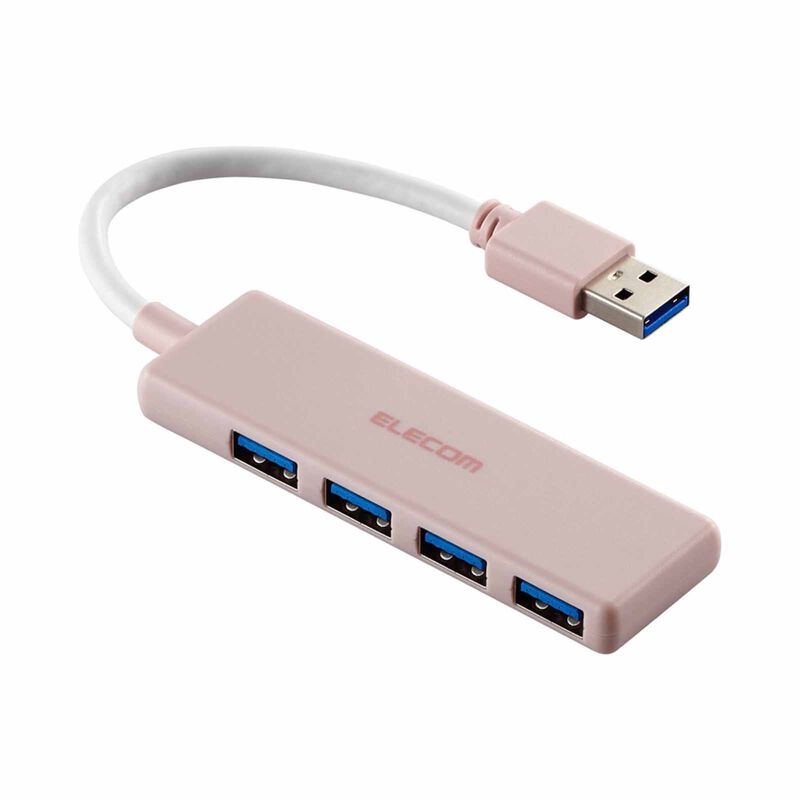 ELECOM Usb 3.0 Bus Power 4 Port Pn U3H-H040PN-image 1
