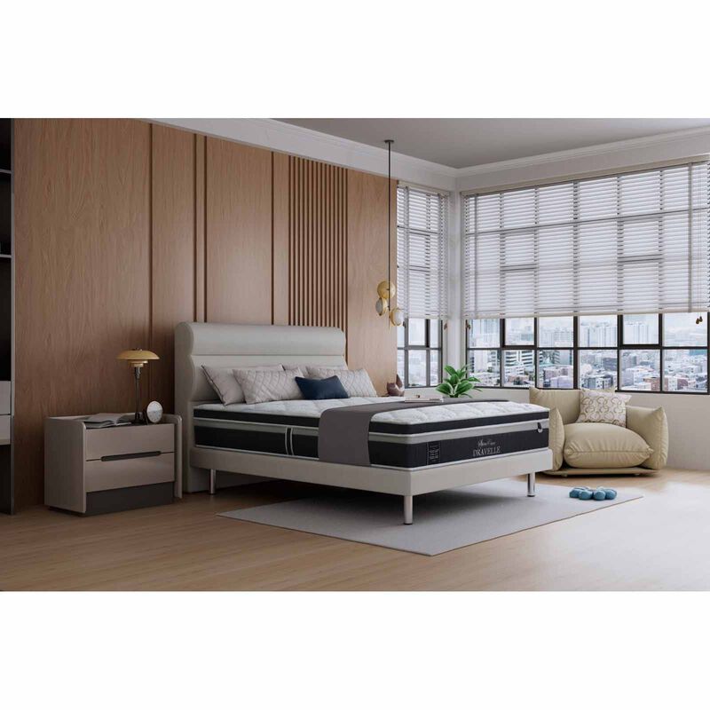 MAXCOIL Super Single Size Mattress + Bedframe SPINECARE DRAVELLE-image 3