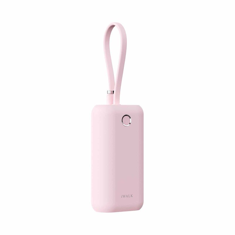 IWALK Powermini Built-in Cable, 22.5w Usb-c Fast Charging Powerbank (10,000mah) Pink UBP001-013A-image 4