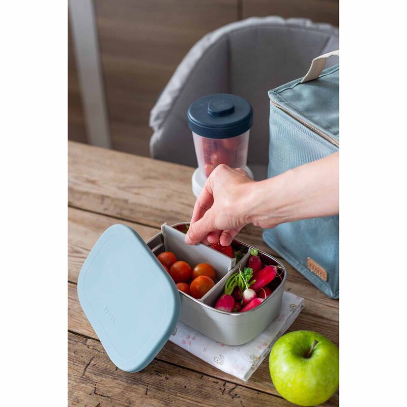 BEABA Lunch Box - Baltic Blue (online) STAINLESS STEEL-image 3