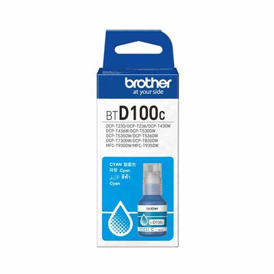 BROTHER Ink Bottle Cyan BTD100C ASA