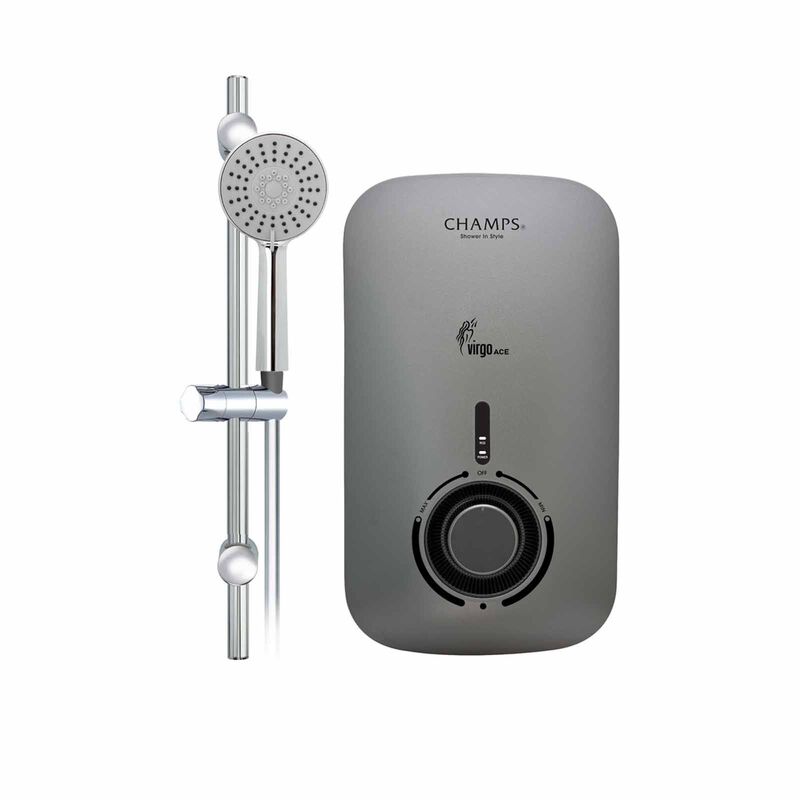 CHAMPS Instant Water Heater - Matte Grey VIRGO ACE - MATTE GREY-image 1