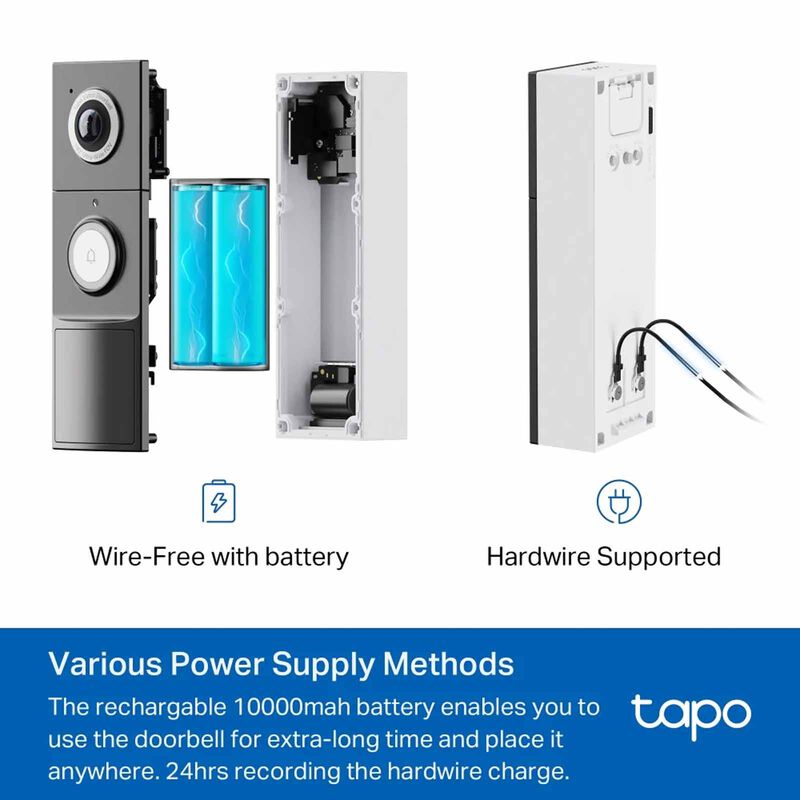 TP LINK Video Doorbell Camera TPL-TAPO-D235-image 3