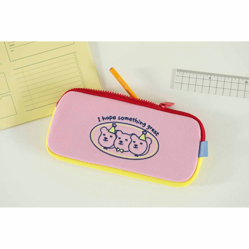 DAILYLIKE Jellybear Pencil Pouch Pink-image 13