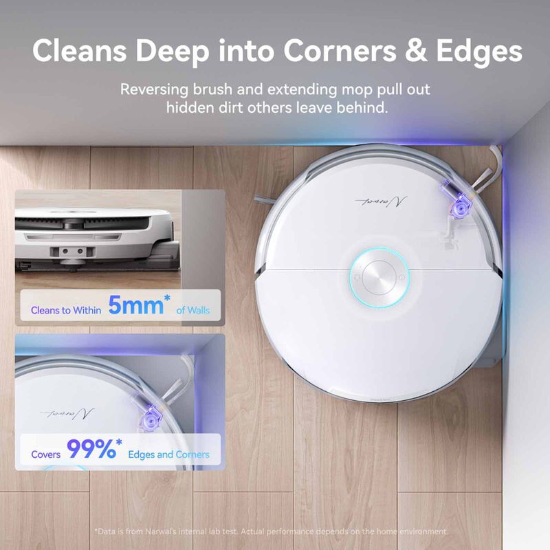 NARWAL Flow (compact Station) Robot Vacuum & Mop Cleaner - White Uk YJCC026 - COMPACT-image 7