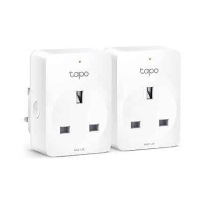 TP LINK Mini Smart Wi-fi Socket, Energy Monitoring, 2-pack TPL-TAPO-P110-2PK