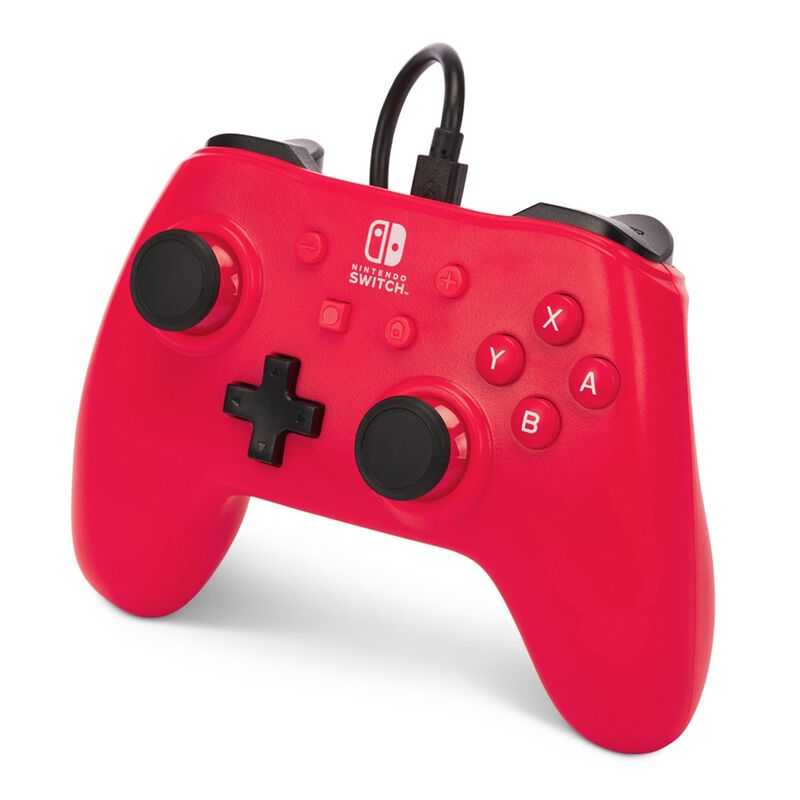 POWERA Nsw Wired Controller Raspberry Red NSGP0142-01-image 3