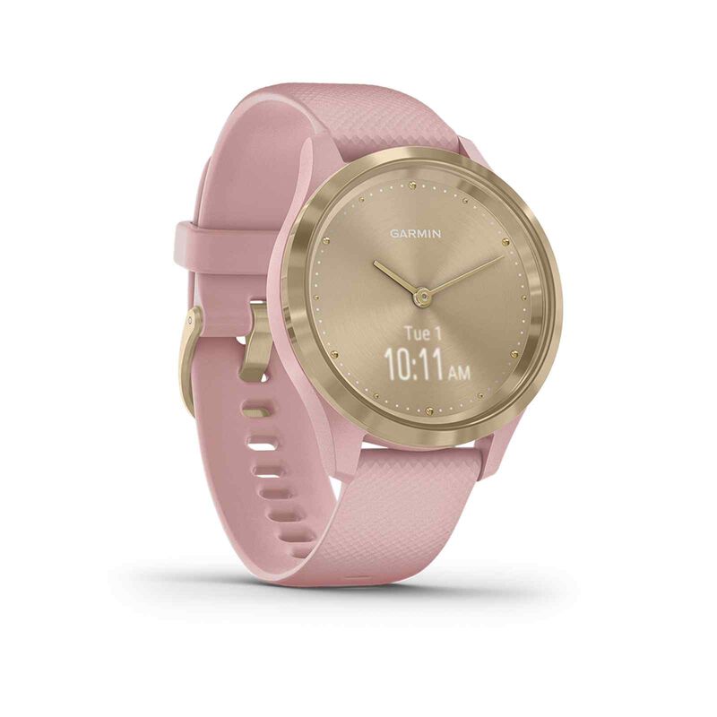 GARMIN Vivomove 3s Dust Rose With Light Gold Hardware 39mm GM-010-02238-81-image 3