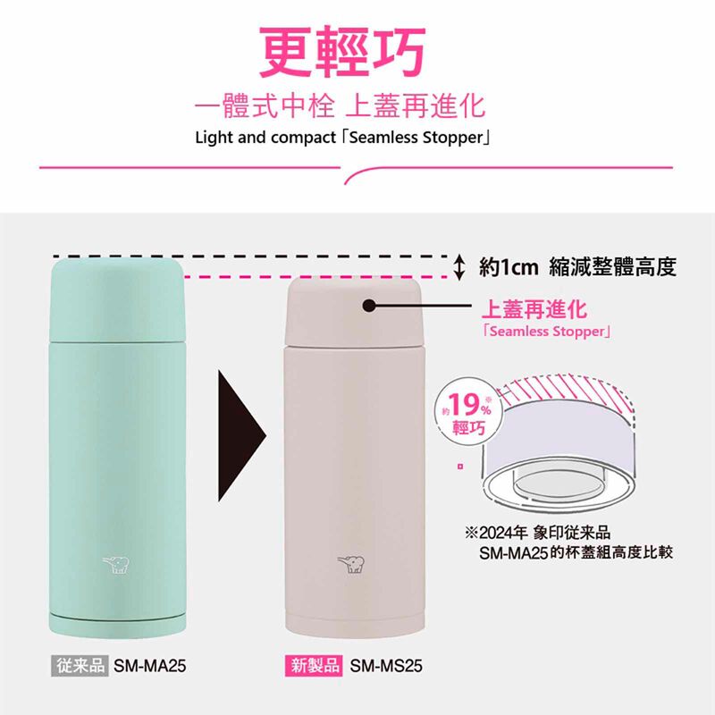 ZOJIRUSHI 0.35l Stainless Steel Twist-open Bottle - Lilac Purple SM-MS35VM-image 6