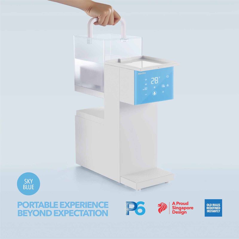 NOVITA Instant Hot/cold Water Dispenser - Sky Blue (hydropure) P6 - SKY BLUE-image 4