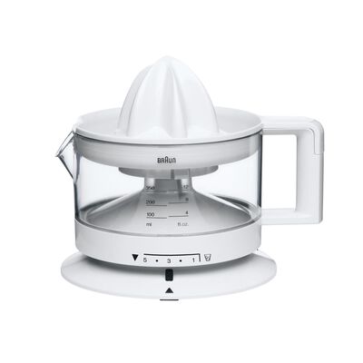 BRAUN Citrus Press Juicer (20w) - White CJ3000WH
