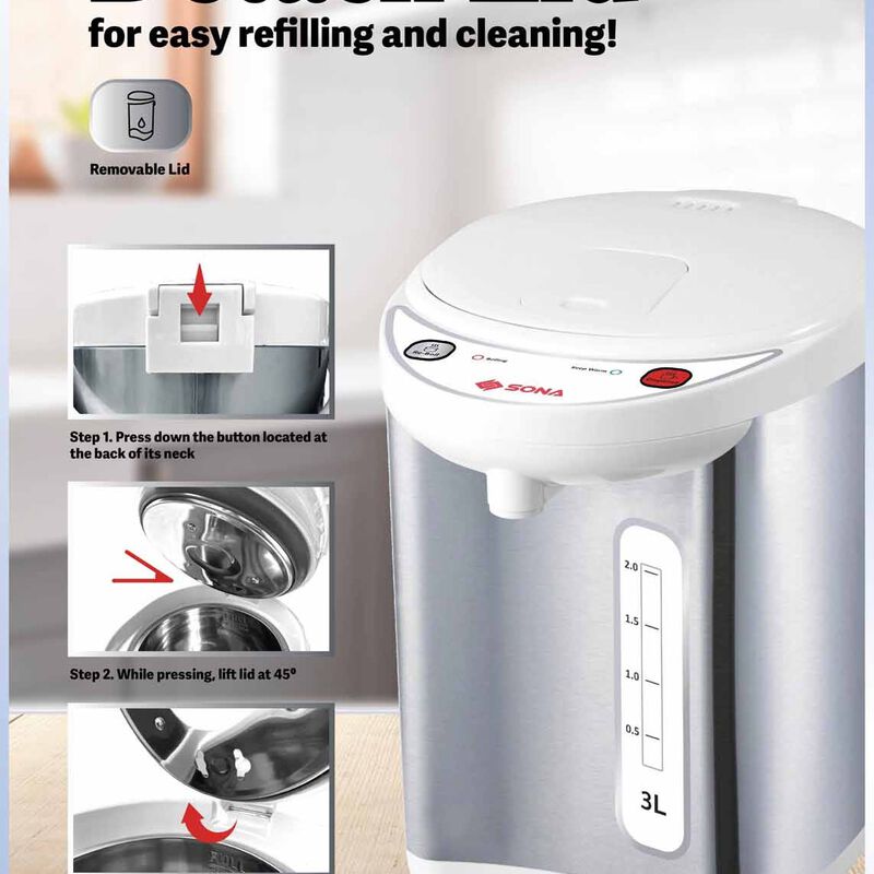 SONA Electric Air Pot (3.0l) SAP963-image 5