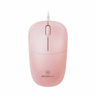 MICROPACK Essential Wired Optical Mouse - Pink M-105-PK