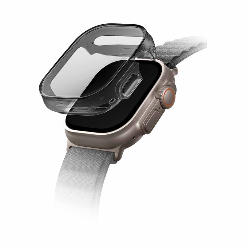 UNIQ Garde Hybrid Watch Case With Screen Protection 49mm - Smoked (tinted Grey) UNIQ-49MM-GARSMK-image null