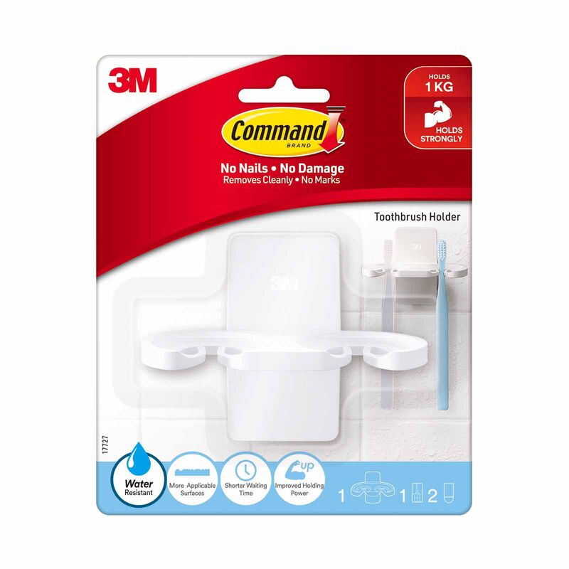 3M COMMAND Command Toothbrush Holder 17727 17727-image 1