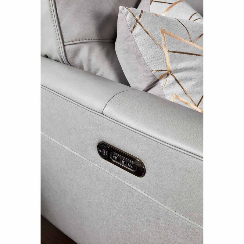 3rr-e Seater (fl) Grey Full Leather Sofa PALOMA-image 9