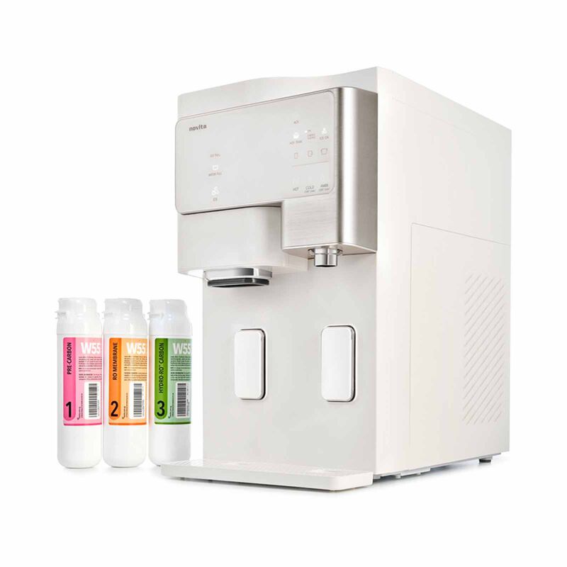 NOVITA Water Dispenser With Ice Maker: W55 Hydroro/hydroro+ W55.RO-image 3