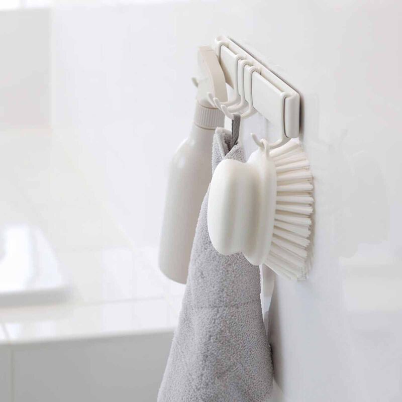 MARNA Bathroom Scrub Brush (122x89x74mm) - White W601-W-image 7