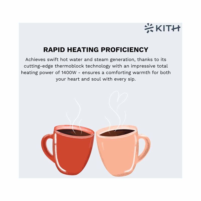 KITH Mia Fully Auto Coffee Machine With Milk Carafe (black) FCM-TM-BK-image 7