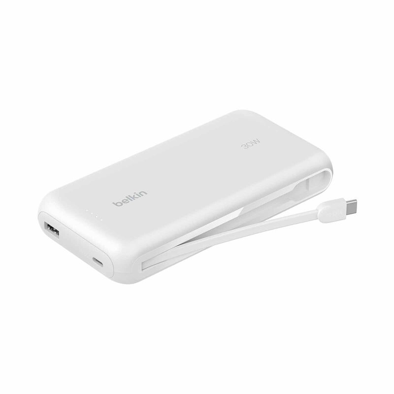 BELKIN Powerbank 20k With Integrated Cable Wht BPB024FQWH-image 4