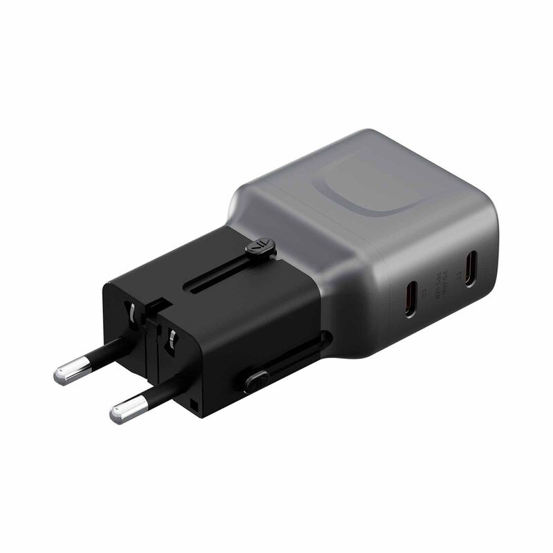 ENERGEA Travelgo Adapter 45, 2c 45w - Gunmetal TGA-45-GUN-image 7